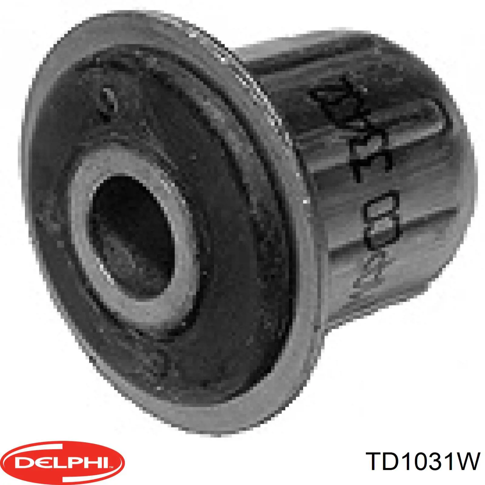 Сайлентблок задньої ресори, задній Delphi TD1031W