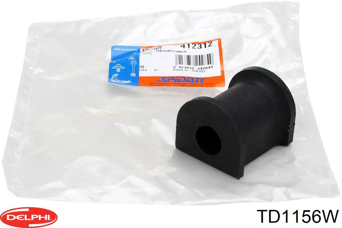 Втулка стабілізатора заднього Delphi TD1156W ціна, від 2.78 USD