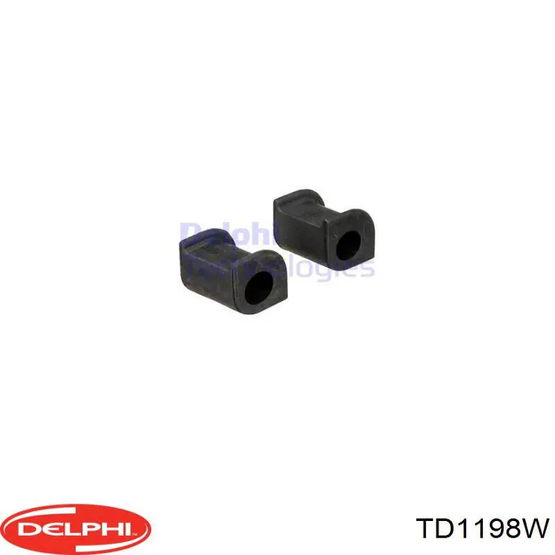 Втулка стабілізатора переднього, зовнішня Delphi TD1198W ціна, від 4.95 USD