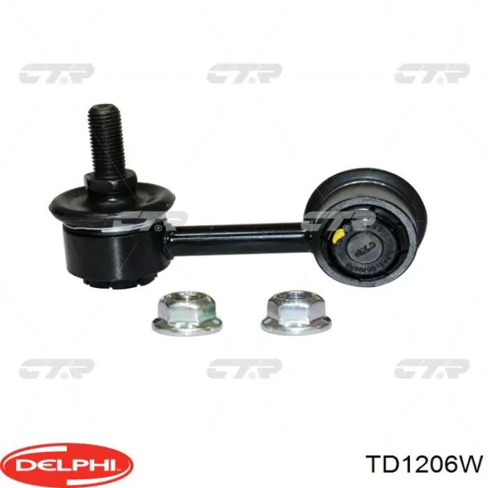 Втулка стабілізатора заднього Delphi TD1206W ціна, від 6.28 USD