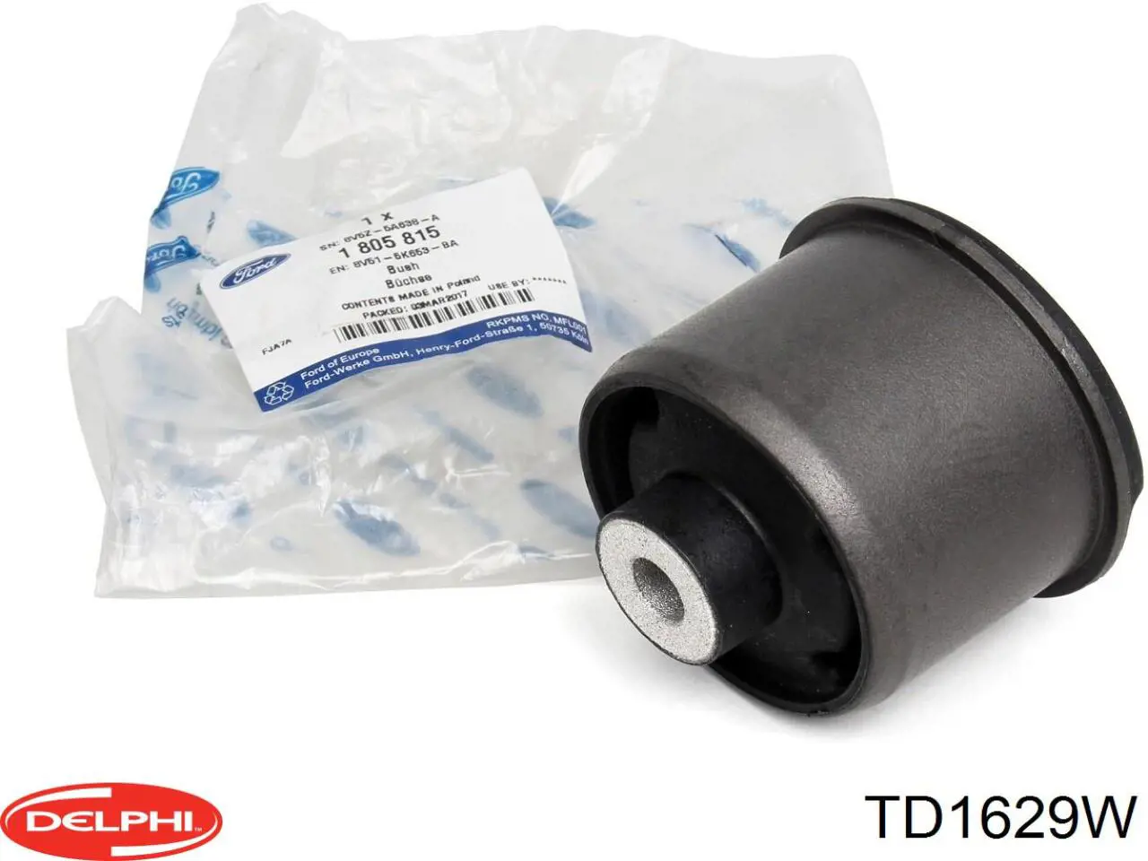 Сайлентблок задньої балки/підрамника Delphi TD1629W ціна, від 11.72 USD