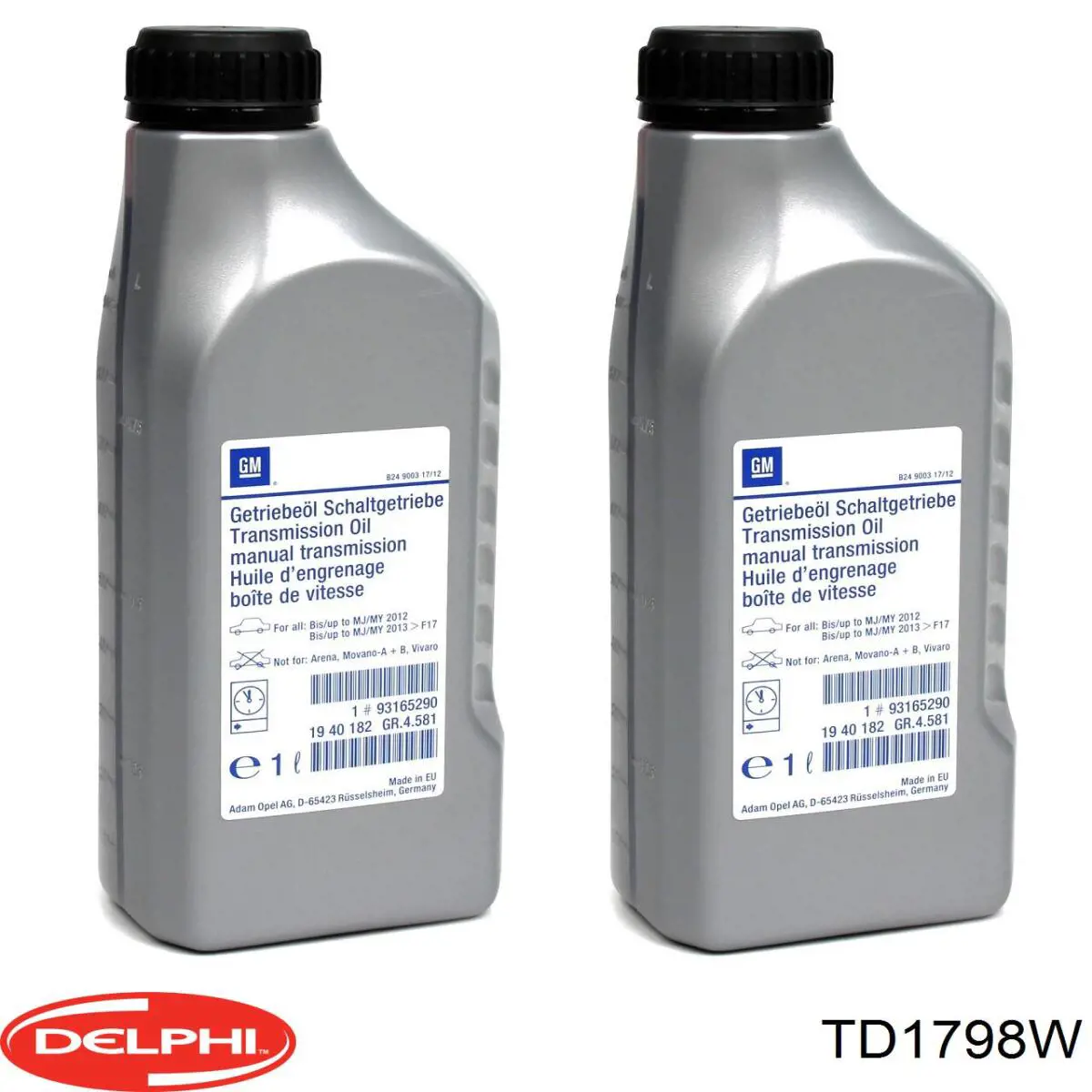 TD1798W Delphi Подушка передньої балки