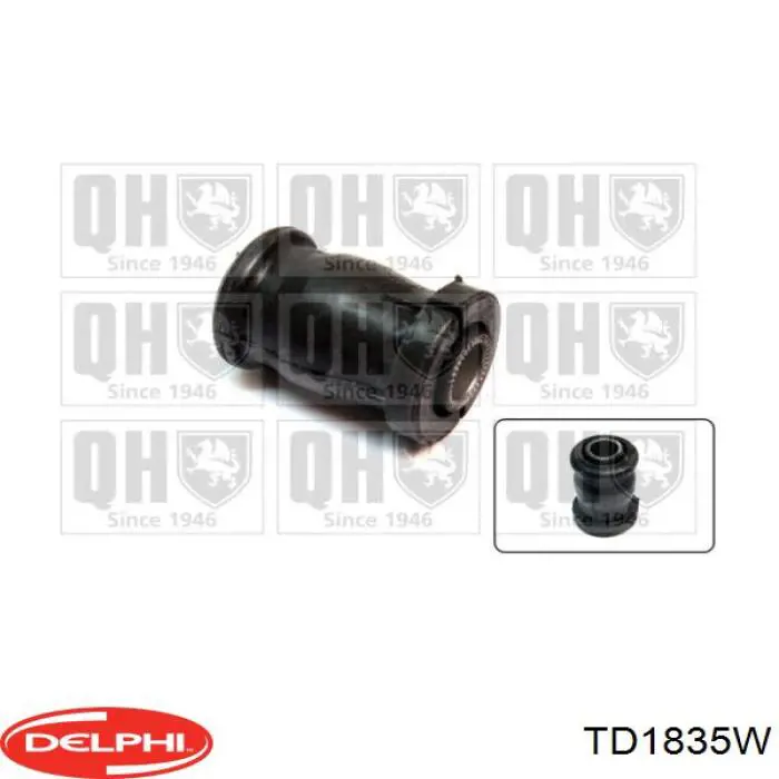 TD1835W Delphi Сайлентблок переднього нижнього важеля