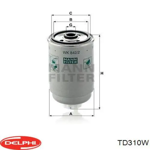 Сайлентблок нижнього важеля передньої підвіски Delphi TD310W ціна, від 9.57 USD