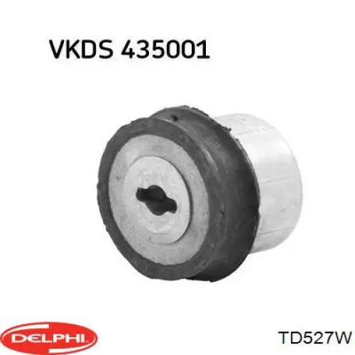 Сайлентблок заднього поздовжнього важеля, передній TD527W Delphi