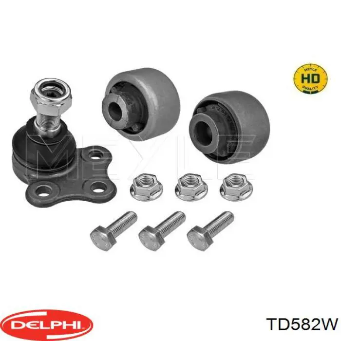 Сайлентблок нижнього важеля передньої підвіски Delphi TD582W ціна, від 7.99 USD