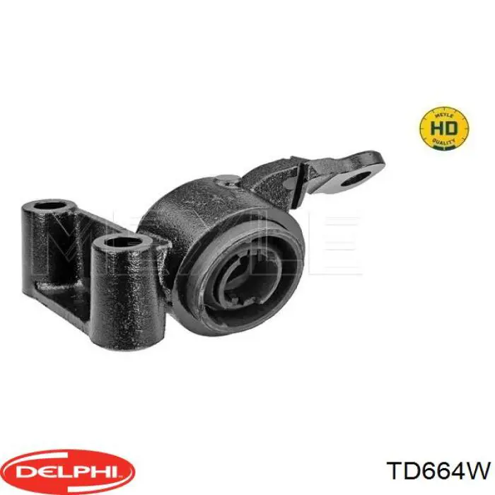 Сайлентблок нижнього важеля передньої підвіски Delphi TD664W ціна, від 43.37 USD