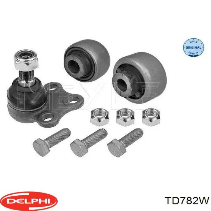 Сайлентблок нижнього важеля передньої підвіски Delphi TD782W ціна, від 7.96 USD