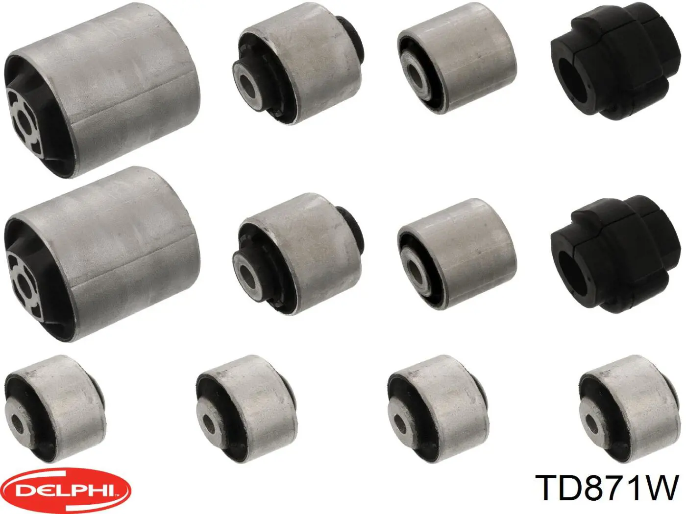 Сайлентблок переднього верхнього важеля Delphi TD871W ціна, від 6.33 USD