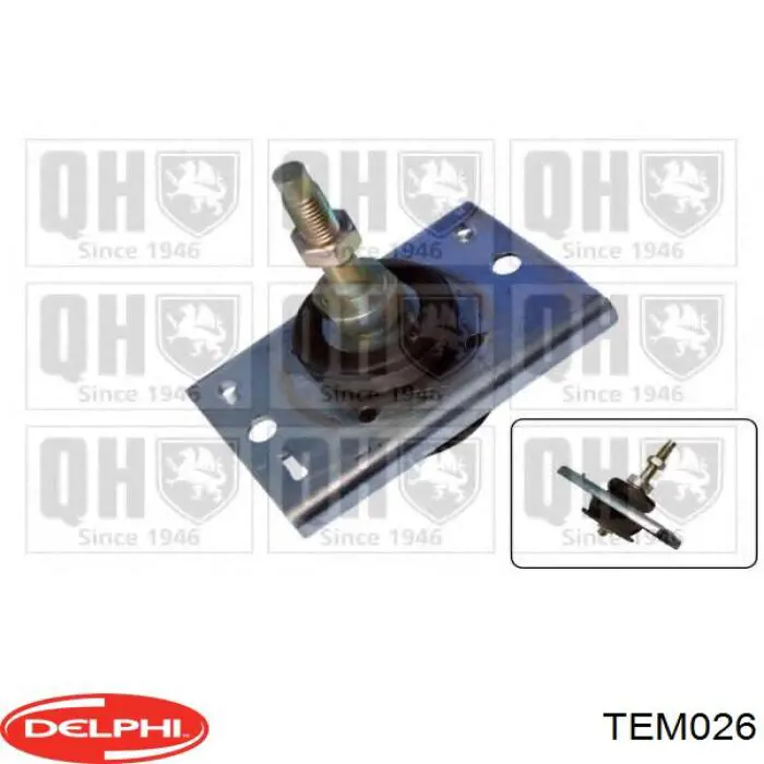 Купити TEM026 Delphi Подушка (опора) двигуна, ліва