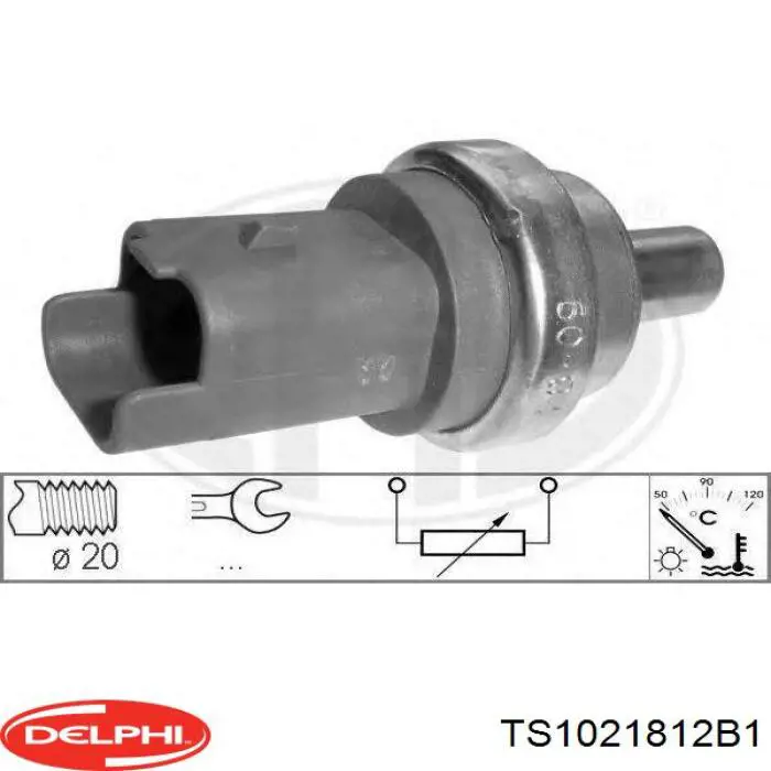 Датчик температури охолоджуючої рідини TS1021812B1 Delphi