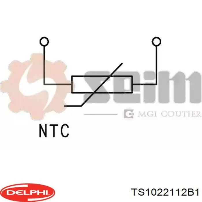 Датчик температури впускного повітря TS1022112B1 Delphi