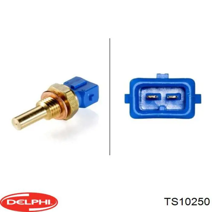 Термодатчик охолоджуючої рідини Delphi TS10250 ціна, від 8.11 USD