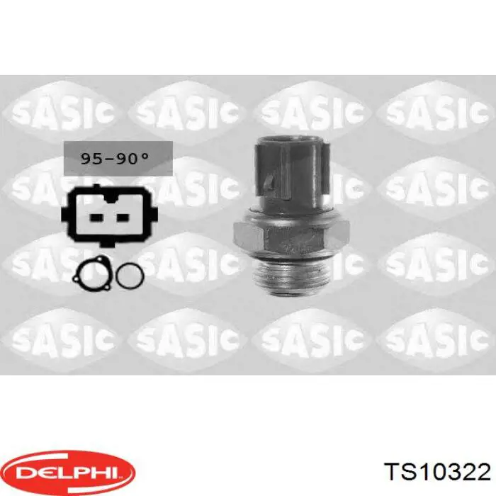 Датчик температури радіатора Delphi TS10322 ціна, від 10.60 USD