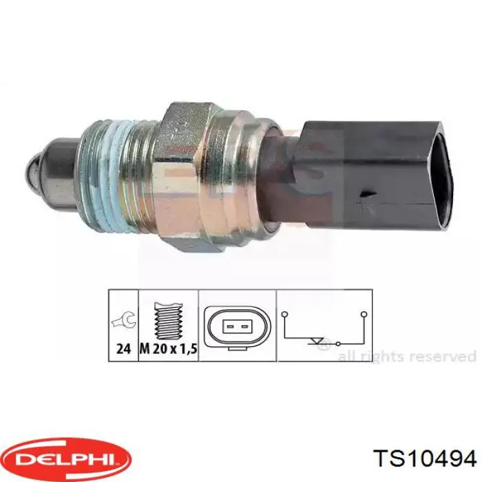 Купити TS10494 Delphi Датчик температури охолоджуючої рідини