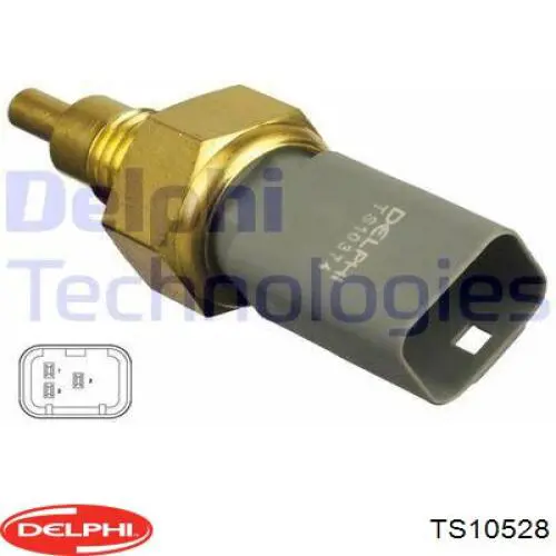 Купити TS10528 Delphi Датчик температури охолоджуючої рідини