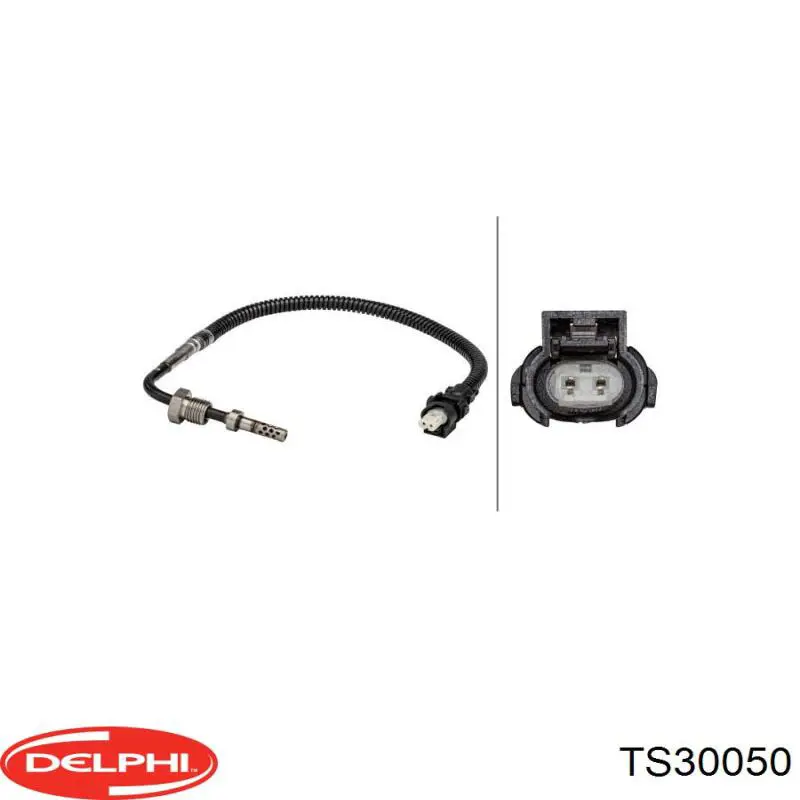 TS30050 Delphi датчик температури відпрацьованих газів (вг, до каталізатора)