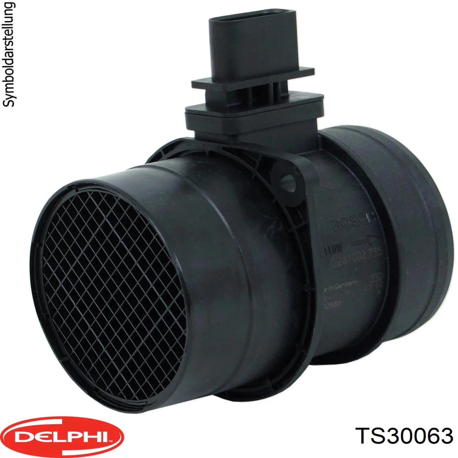TS30063 Delphi датчик температури відпрацьованих газів (вг, після фільтра сажі)