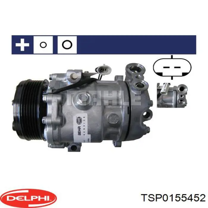 Купити TSP0155452 Delphi Компресор кліматичної установки