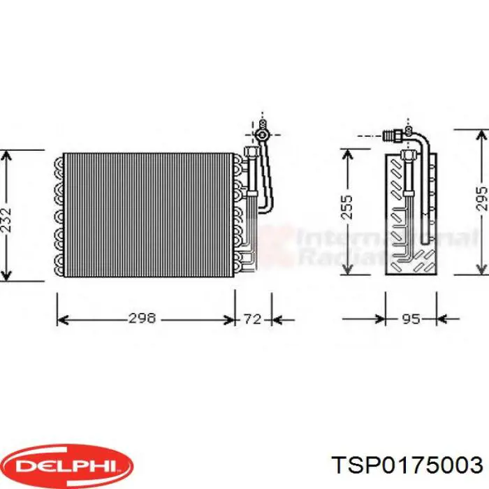 Купити TSP0175003 Delphi Ресивер-осушувач кондиціонера