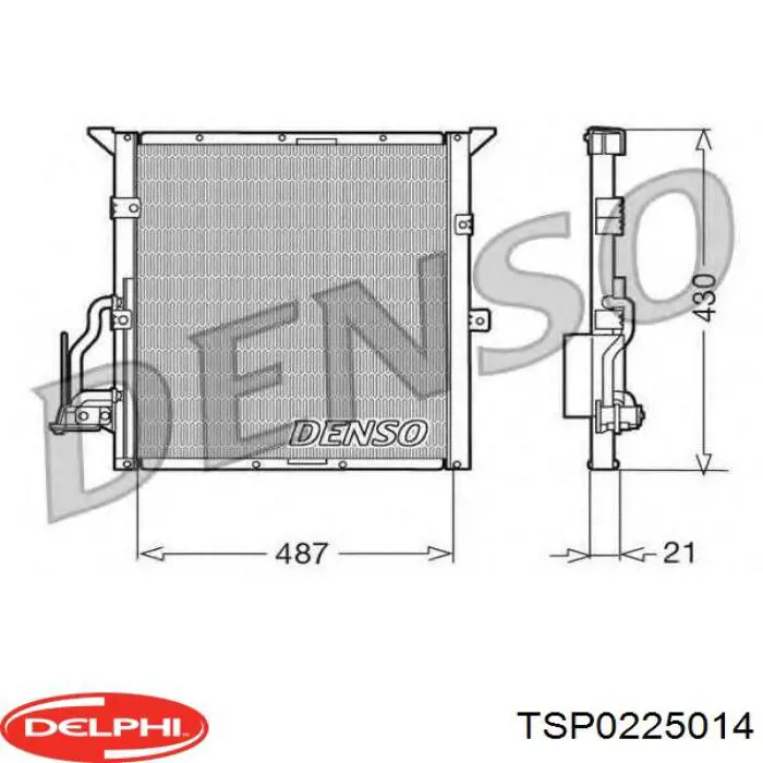 TSP0225014 Delphi Конденсатор
