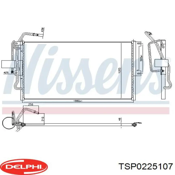 TSP0225107 Delphi Конденсатор