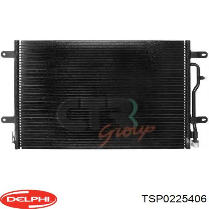 Радіатор кондиціонера TSP0225406 Delphi