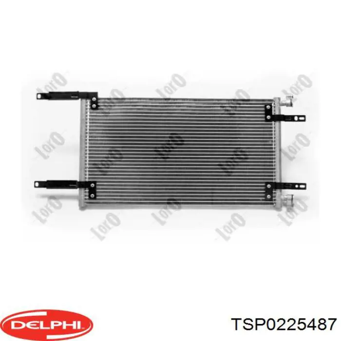 TSP0225487 Delphi радіатор кондиціонера