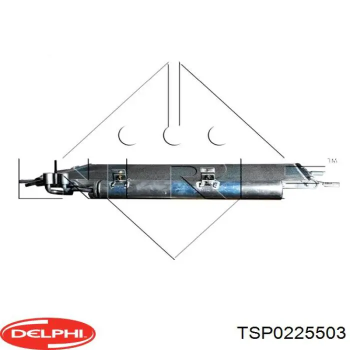 Конденсатор кондиціонера Delphi TSP0225503 ціна, від 63.27 USD