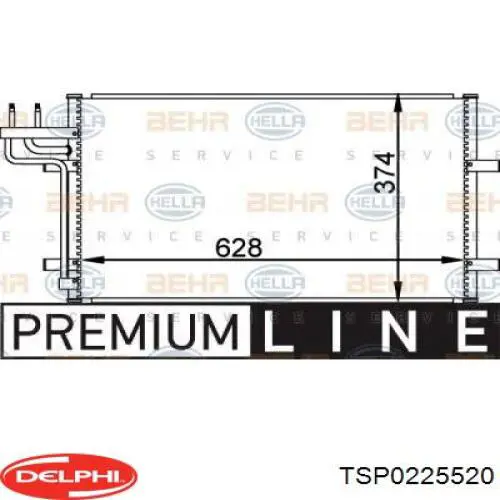 TSP0225520 Delphi Конденсатор