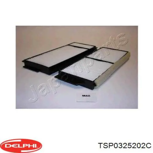 Фільтр повітряний обігрівача Delphi TSP0325202C ціна, від 8.97 USD