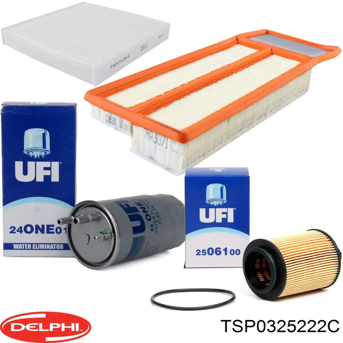 Фільтр повітряний обігрівача Delphi TSP0325222C ціна, від 5.33 USD