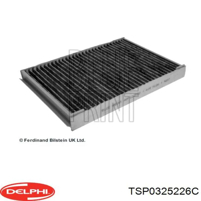Фільтр повітряний обігрівача Delphi TSP0325226C ціна, від 10.27 USD