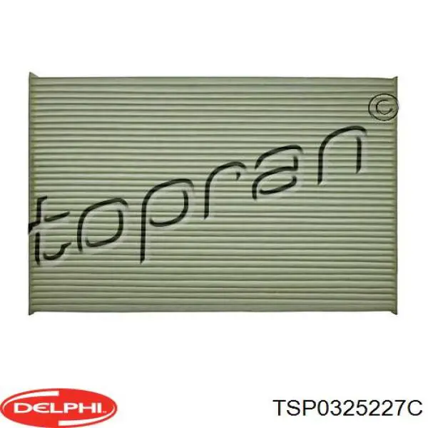 Фільтр повітряний обігрівача Delphi TSP0325227C ціна, від 3.95 USD