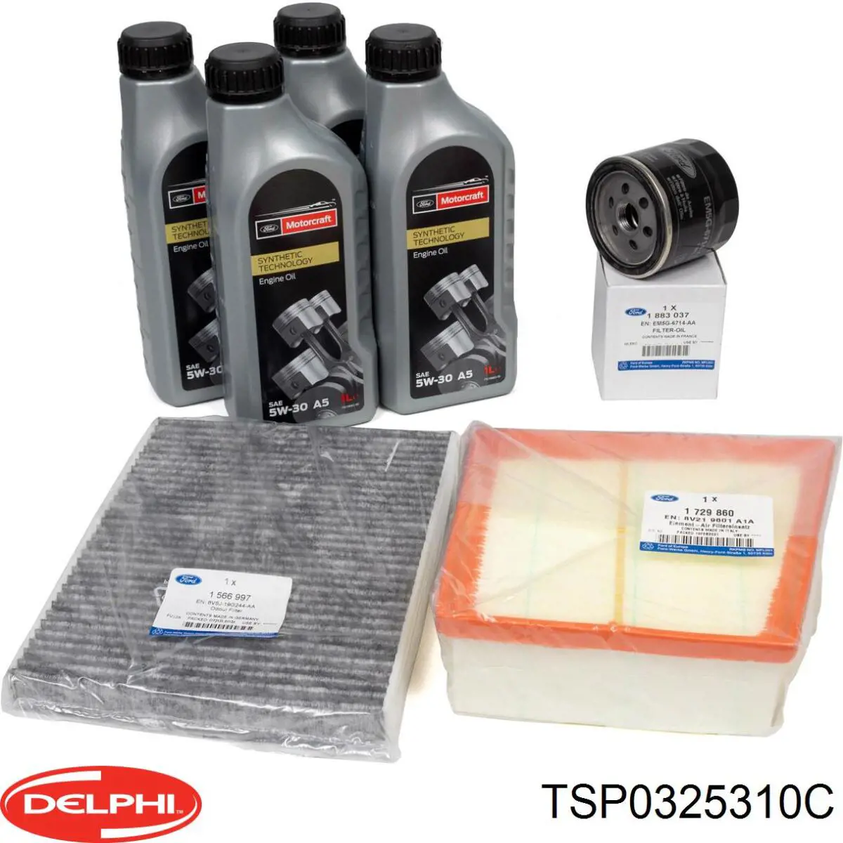 Купити TSP0325310C Delphi Фільтр салону вугільний