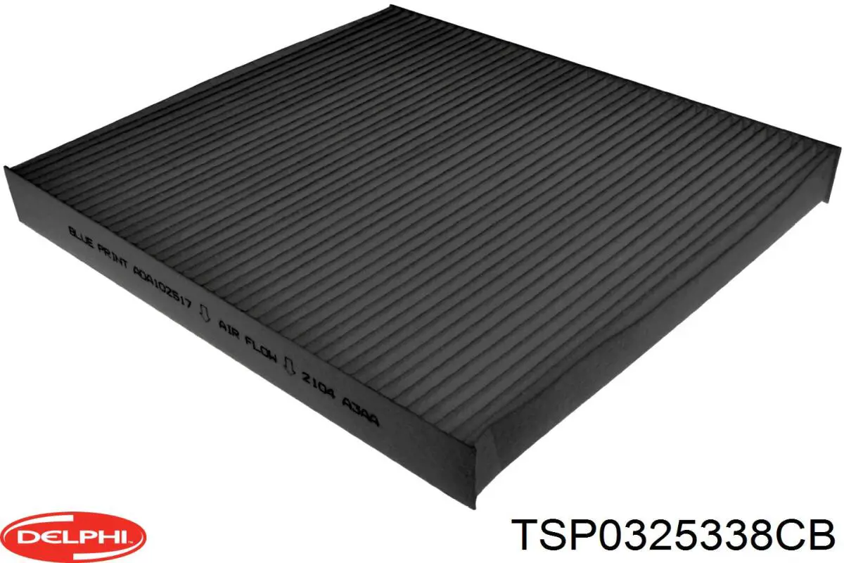 Фільтр повітряний обігрівача Delphi TSP0325338CB ціна, від 11.54 USD
