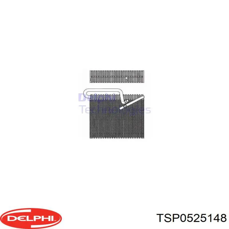 Купити TSP0525148 Delphi Радіатор опалювача салону