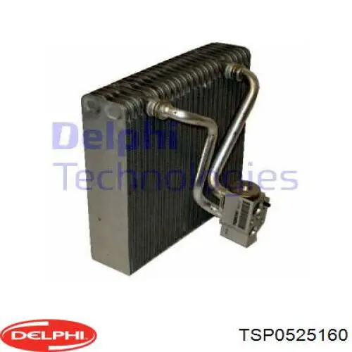 TSP0525160 Delphi радіатор кондиціонера салонний, випарник