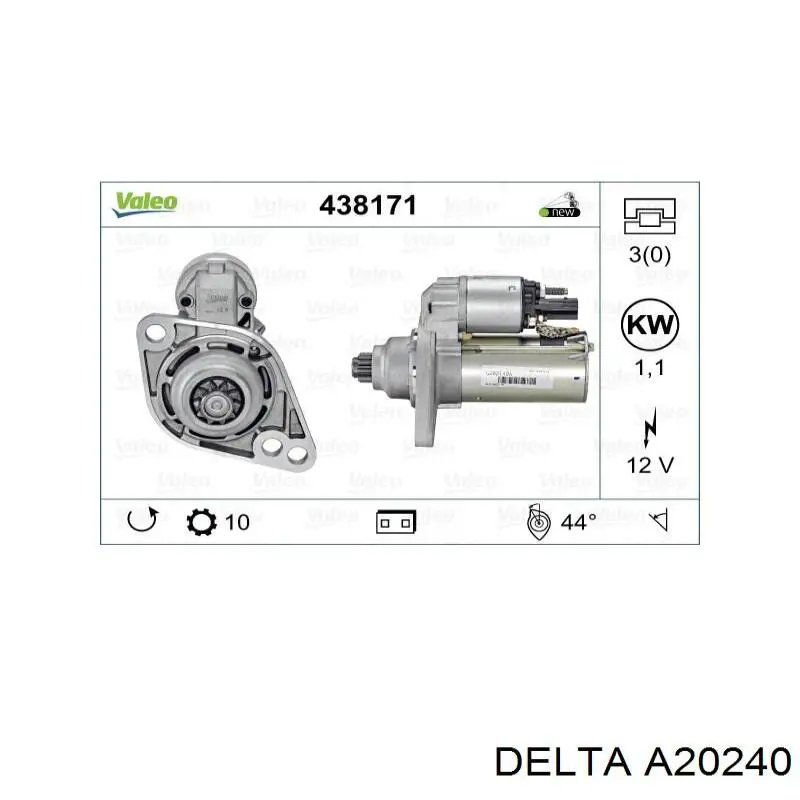 A20240 Delta Autotechnik стартер