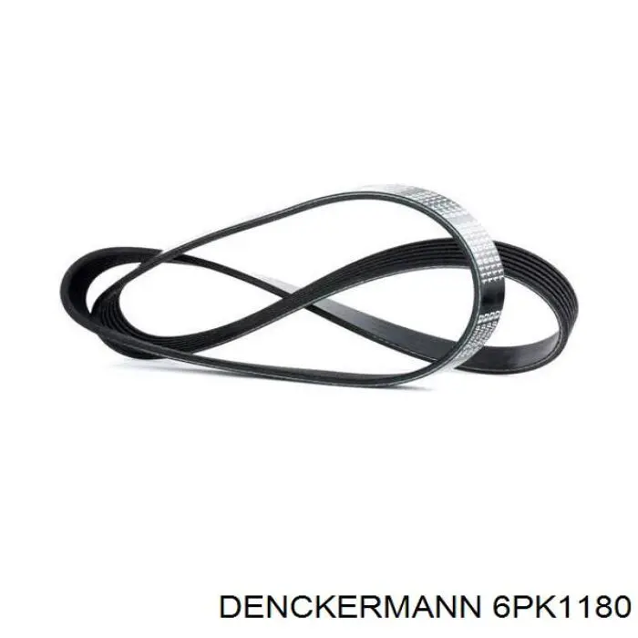 Ремінь генератора 6PK1180 Denckermann