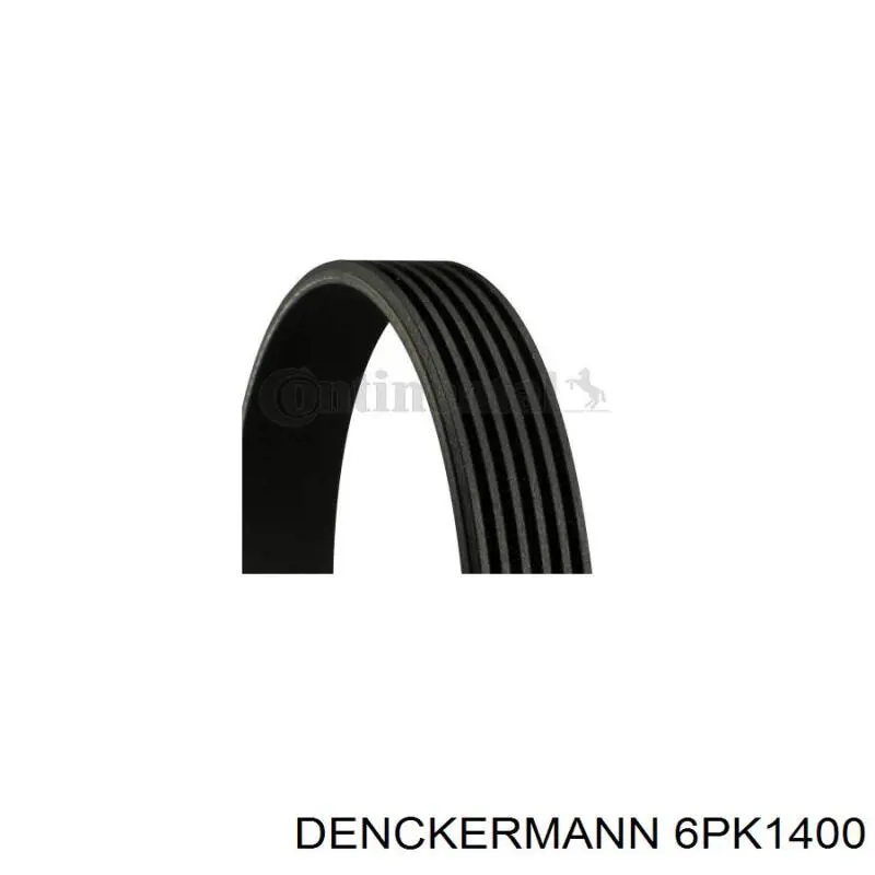 Ремінь генератора 6PK1400 Denckermann