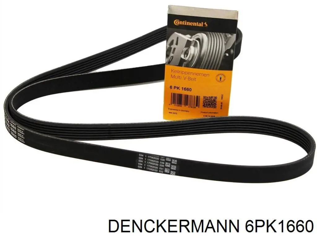 Клиновий ремінь Denckermann 6PK1660 ціна, від 11.54 USD
