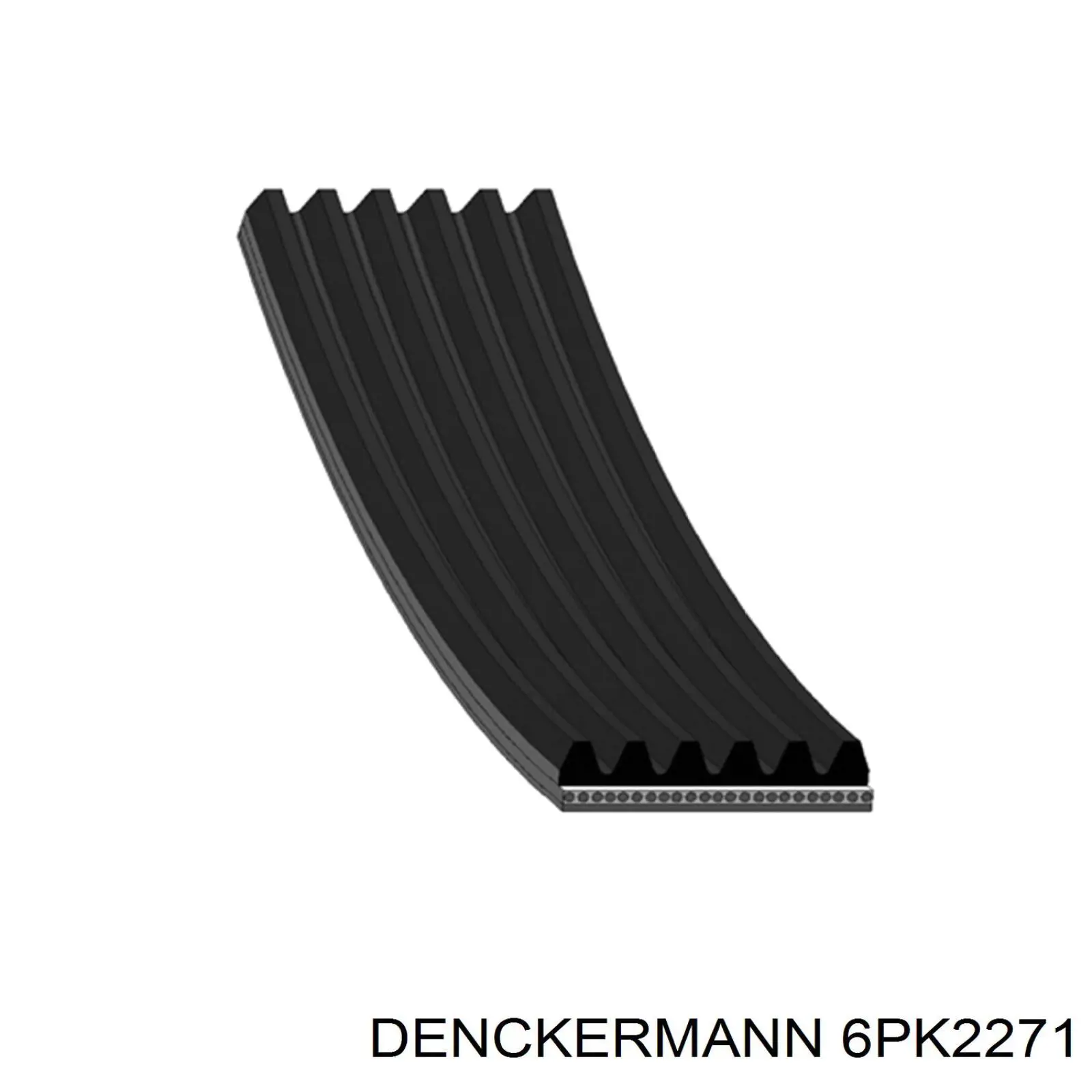 6PK2271 Denckermann ремінь приводний, агрегатів