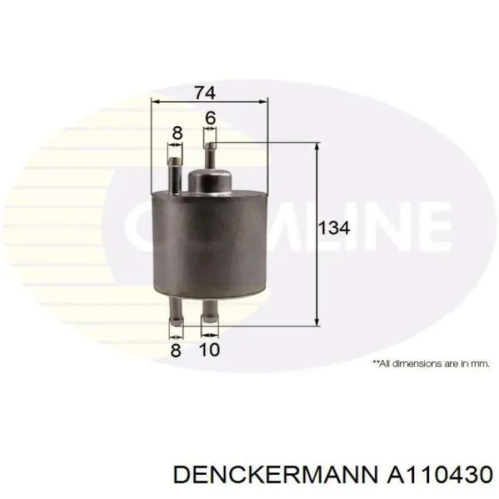 A110430 Denckermann Фільтр палива