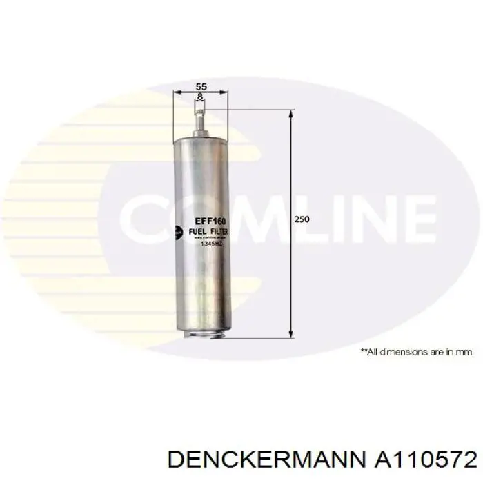 Фільтр тонкого очищення палива Denckermann A110572 ціна, від 16.27 USD