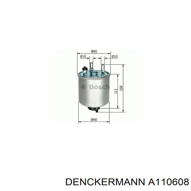 Фільтр паливний Denckermann A110608