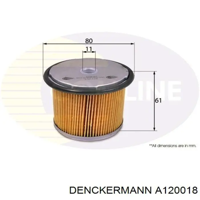 A120018 Denckermann фільтр паливний
