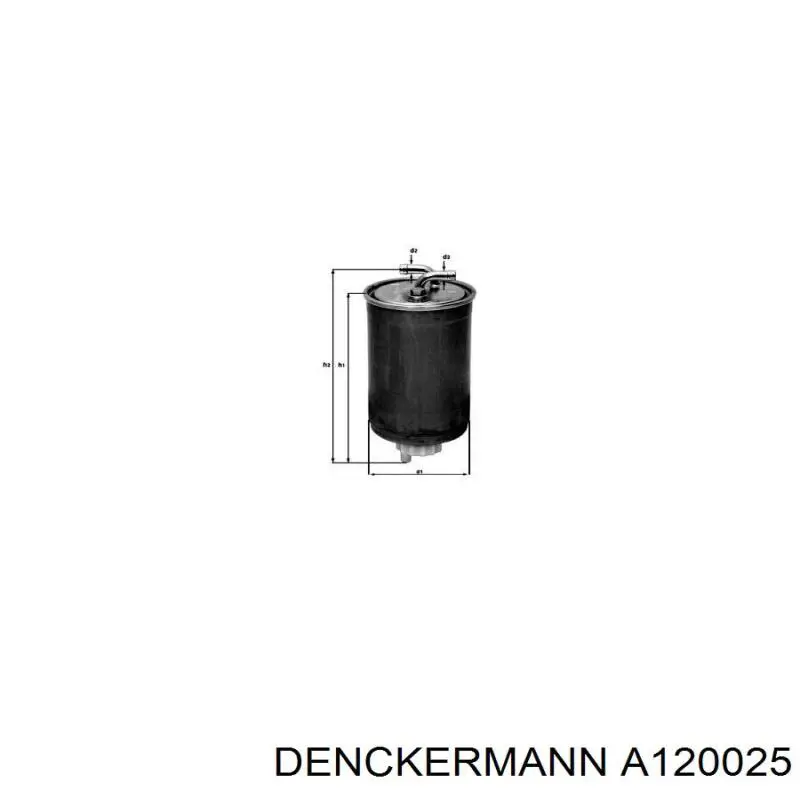 A120025 Denckermann фільтр паливний