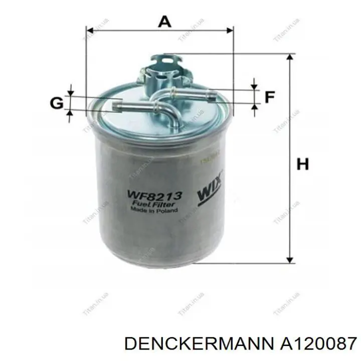 Купити A120087 Denckermann Фільтр-відстійник палива грубої очистки