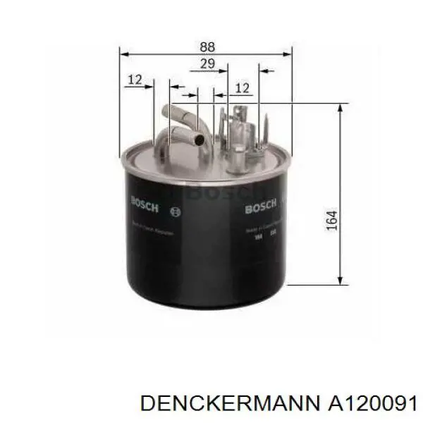Фільтр тонкого очищення палива Denckermann A120091 ціна, від 7.89 USD